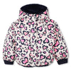 PREORDER AW25 Billieblush Pink & Navy Leopard Print Faux Fur Reversible Coat