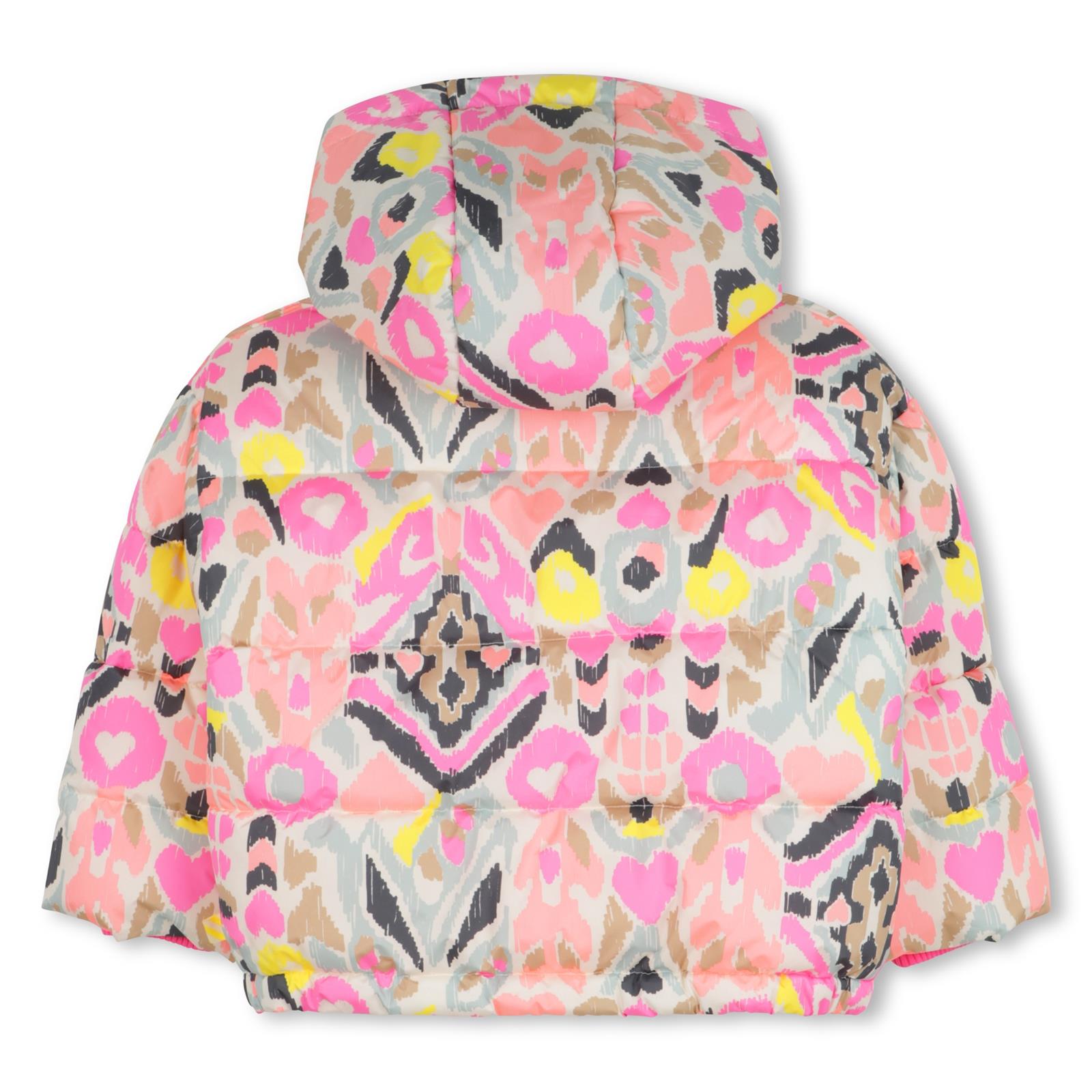 PREORDER AW25 Billieblush Pink Multicoloured Printed Coat