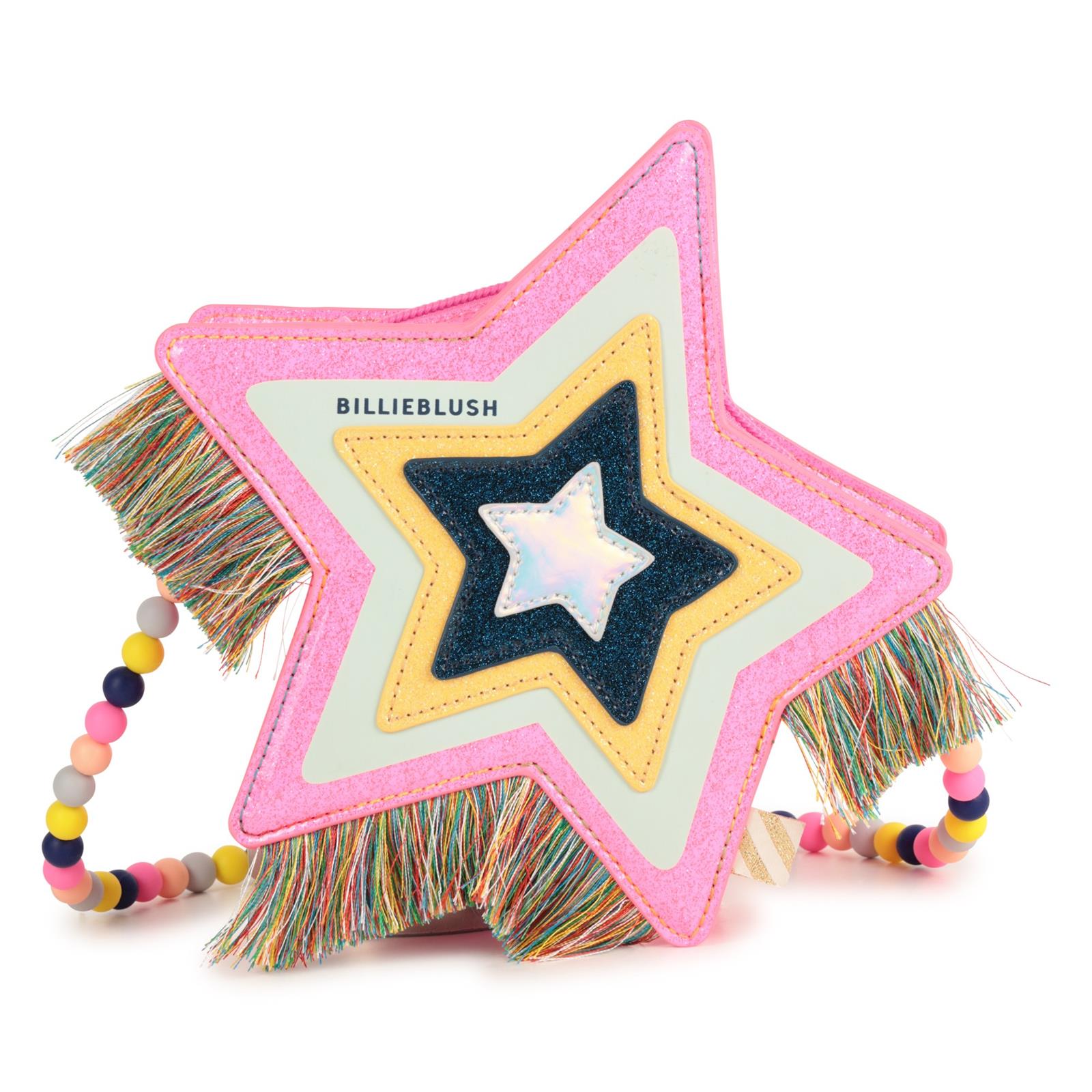 PREORDER AW25 Billieblush Multicoloured Star Fringe Bead Bag