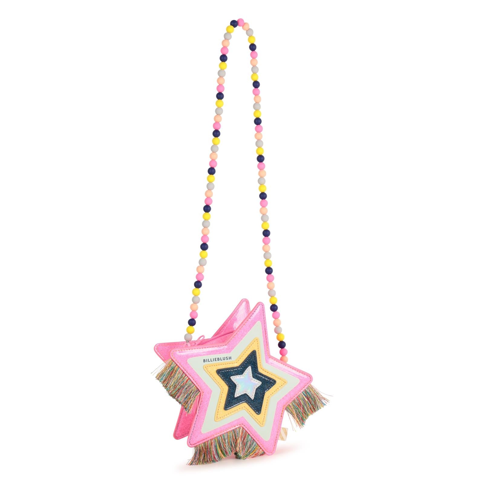 PREORDER AW25 Billieblush Multicoloured Star Fringe Bead Bag