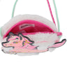 PREORDER AW25 Billieblush Pink & White Faux Fur Horse Bag