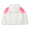 PREORDER AW25 Billieblush White & Pink Faux Fur Coat