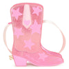 PREORDER AW25 Billieblush Pink Cowboy Boot Stars Bag