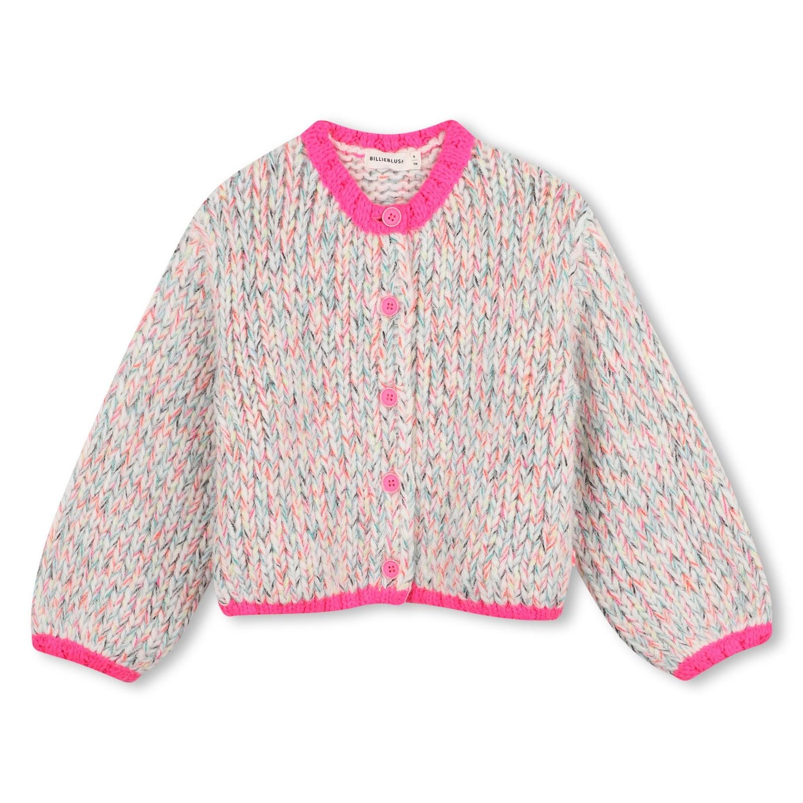 Billieblush Girls Multicoloured Knitted Cardigan