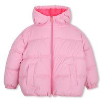 Billieblush Girls Pink Puffer Coat