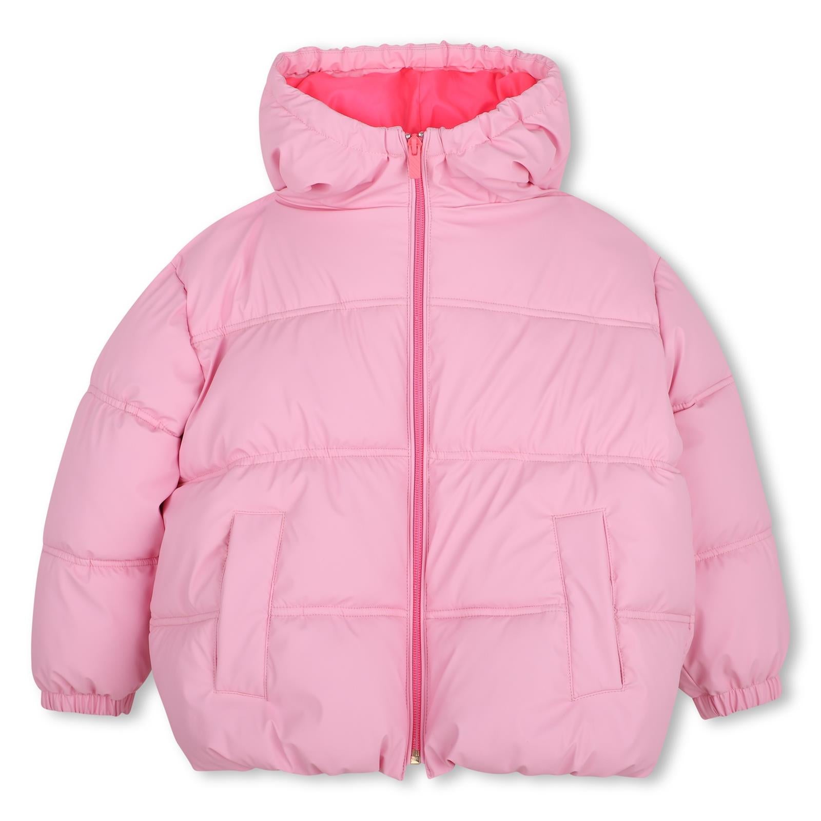 Billieblush Girls Pink Puffer Coat