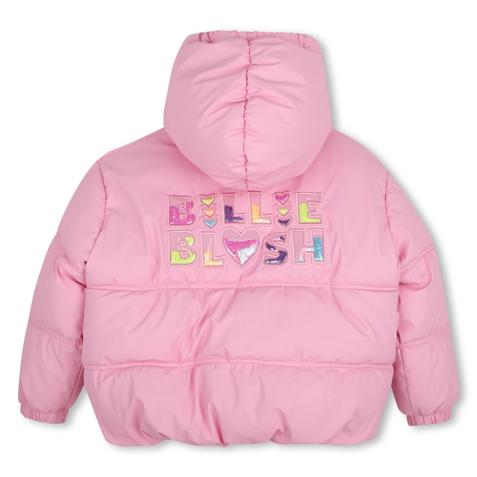 Billieblush Girls Pink Puffer Coat