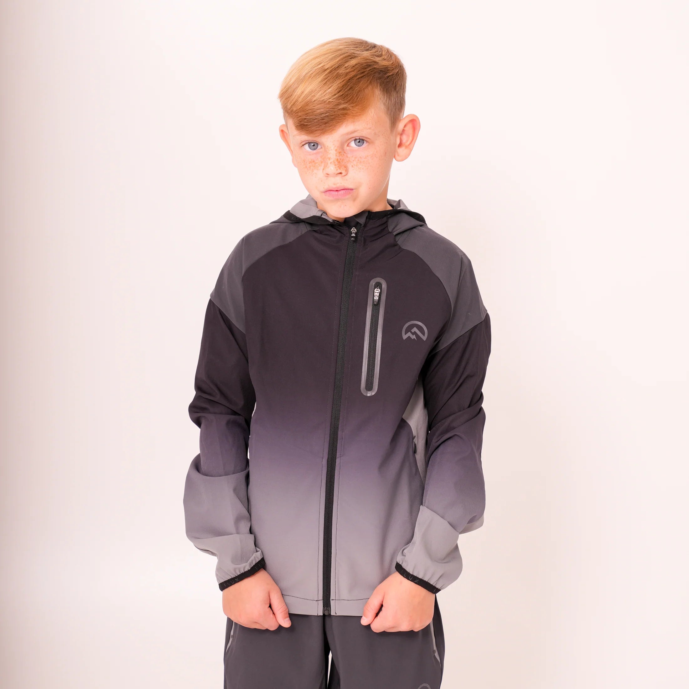 AW25 Flux Grey Gradient Three Piece Tracksuit