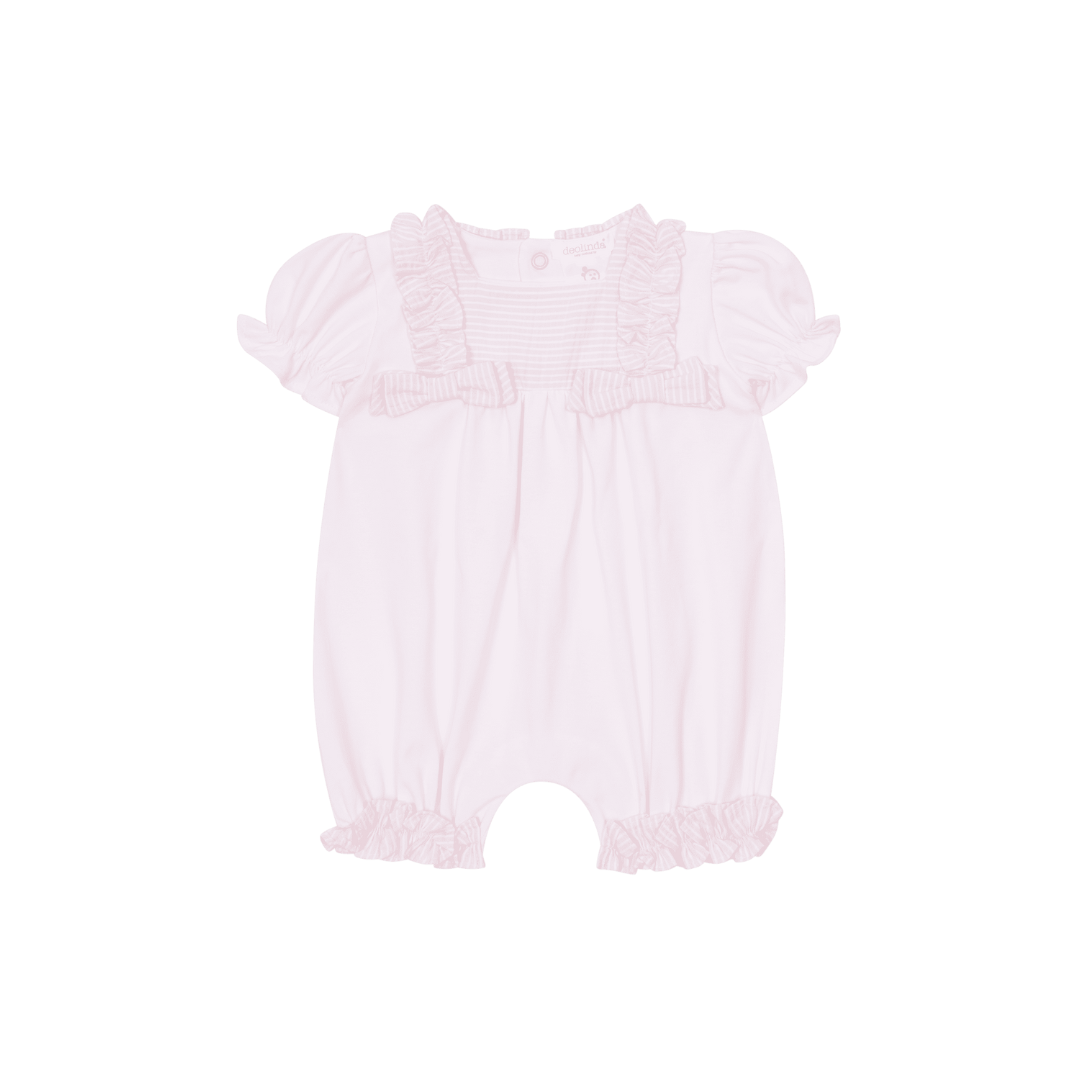 SS25 Deolinda Pink & White Stripe Bows Romper