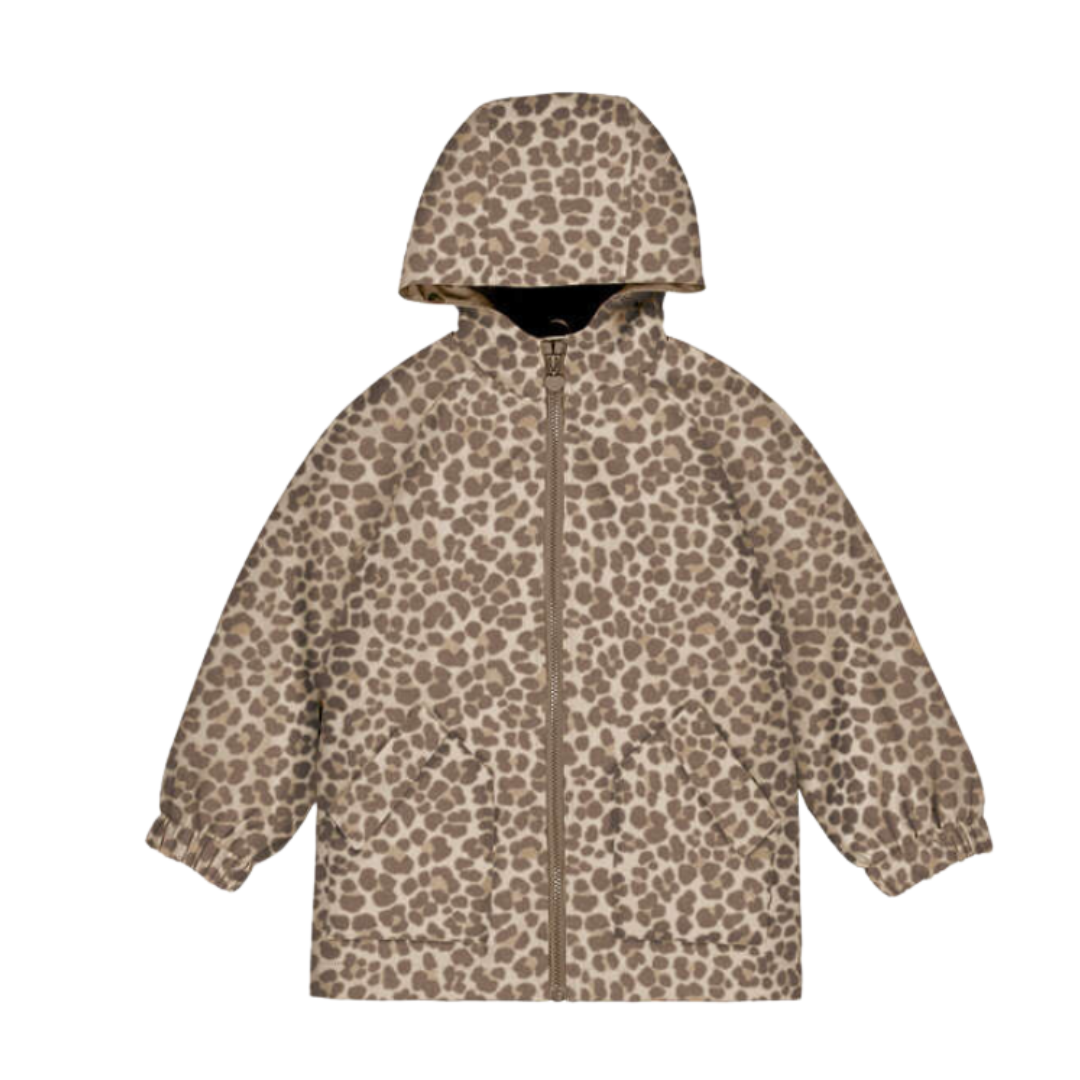 Mayoral Girls Brown Leopard Print Raincoat