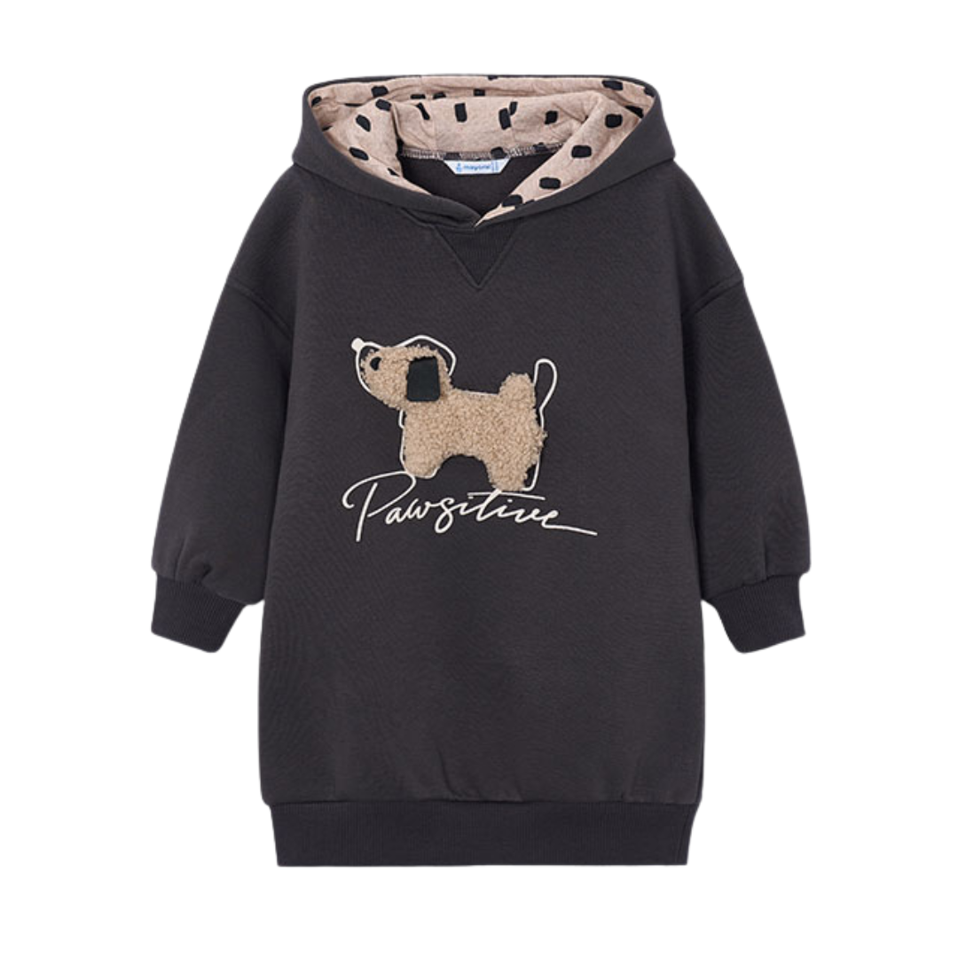 Mayoral Girls Grey Dog Dress