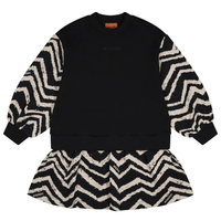 Missoni Girls Black Chevron Dress