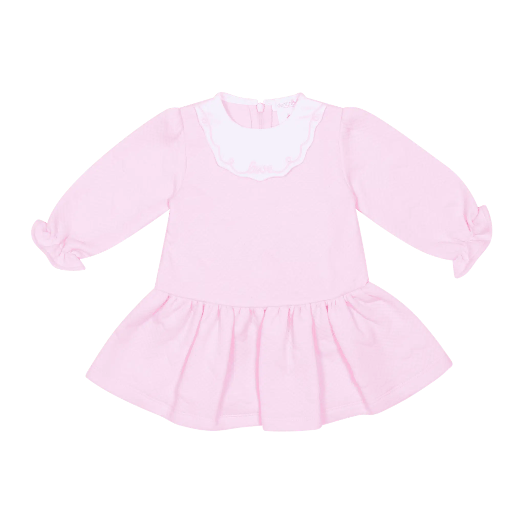 Deolinda Girls Pink 'Love' Dress