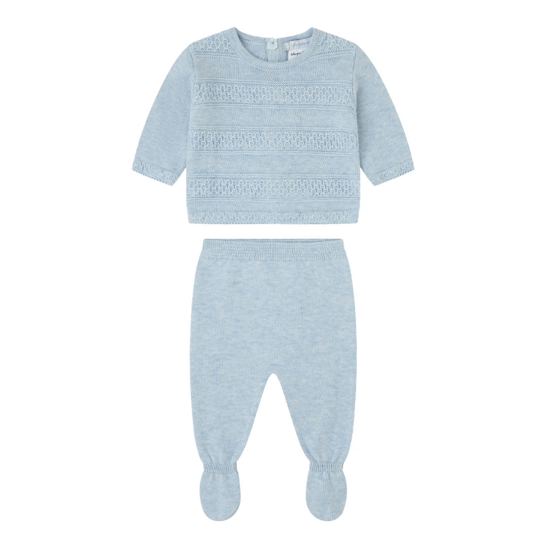 Tutto Piccolo Boys Blue Two Piece Set