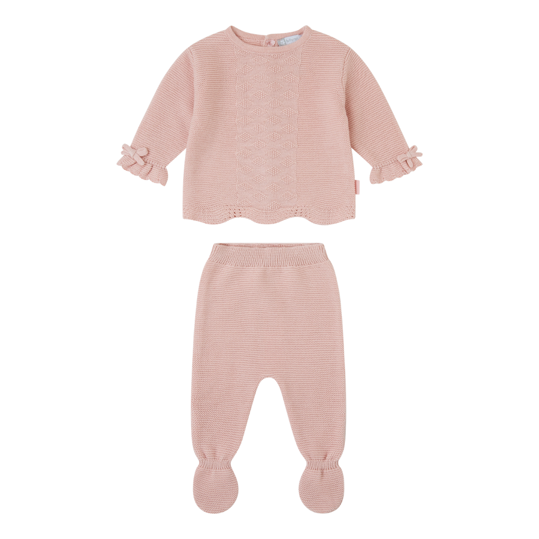 Tutto Piccolo Girls Pink Two Piece Set