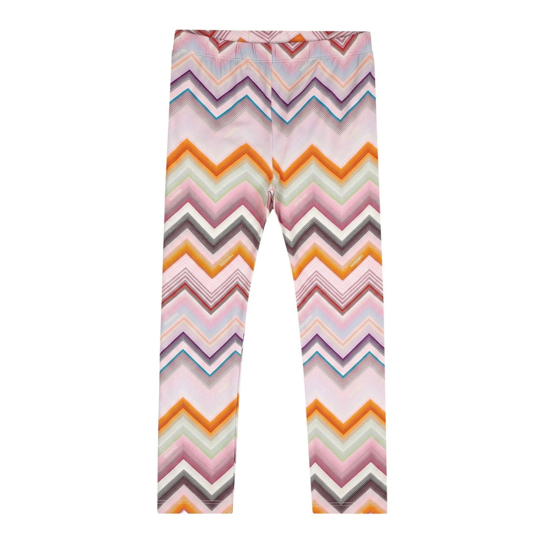 Missoni Girls Multicoloured Chevron Leggings