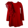 AW24 Daga Red Tulle Frill Dress