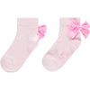 AW23 ADee ALAIA Pink Bow Ankle Socks