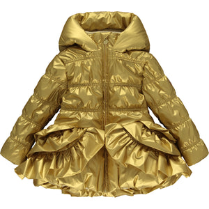 AW23 ADee AMY Gold Shimmer Frill Jacket / Coat