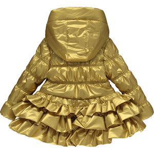 AW23 ADee AMY Gold Shimmer Frill Jacket / Coat