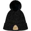 AW23 ADee BROOKLYN Black Lurex Pom Pom Hat