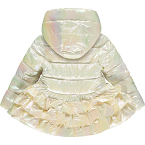 AW23 ADee AMY White Shimmer Frill Jacket / Coat