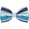 AW23 ADee DEJA Aqua Blue Striped Bow