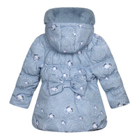 ADee POLLY Iced Blue Diamond Print Jacket