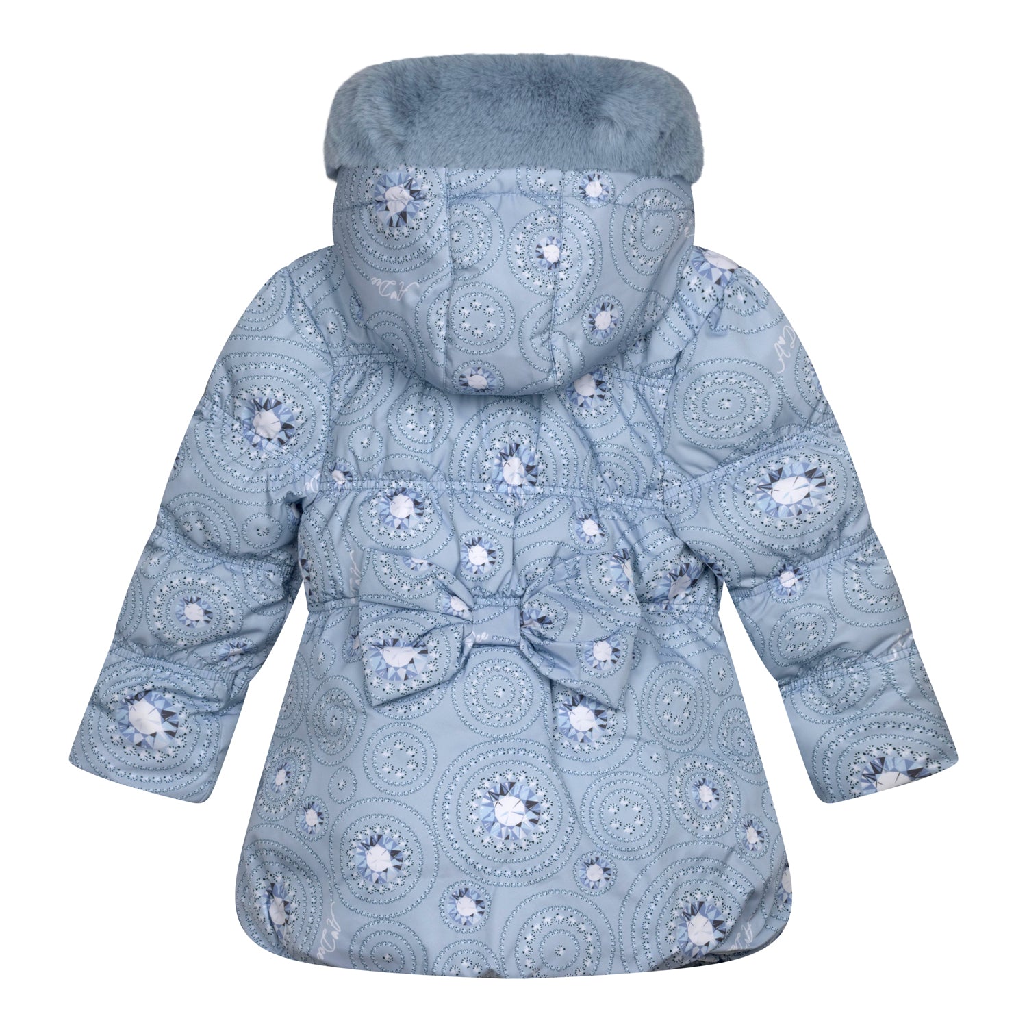 ADee POLLY Iced Blue Diamond Print Jacket