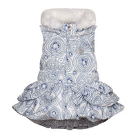 ADee PENNY Snow White Diamond Print Gilet