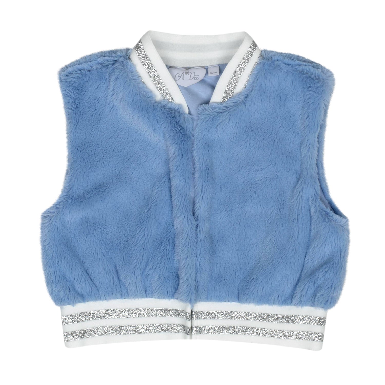 ADee PHEONIX Iced Blue Faux Fur Gilet