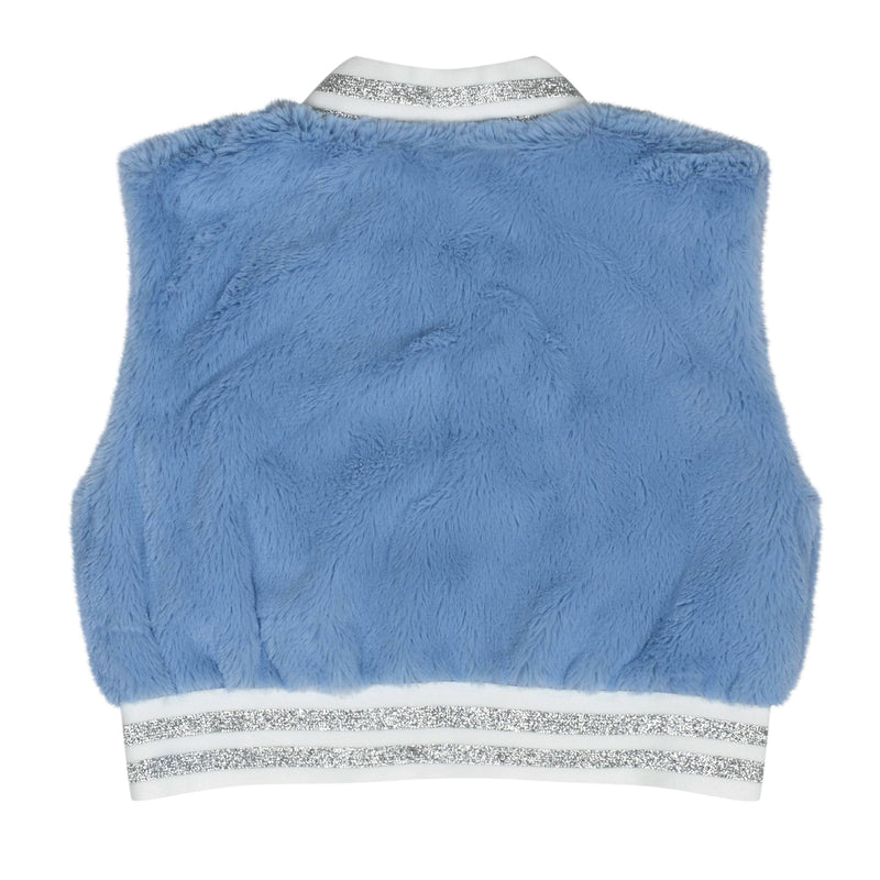 ADee PHEONIX Iced Blue Faux Fur Gilet