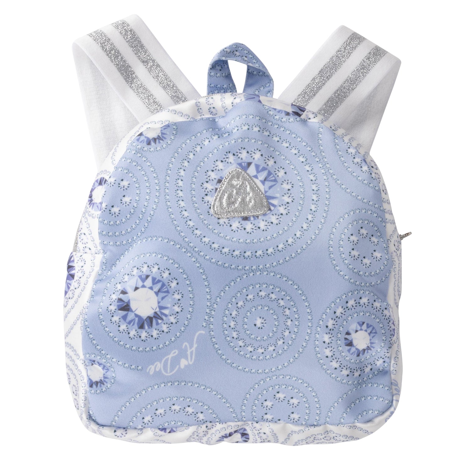 ADee PAIGE Iced Blue Diamond Print Rucksack