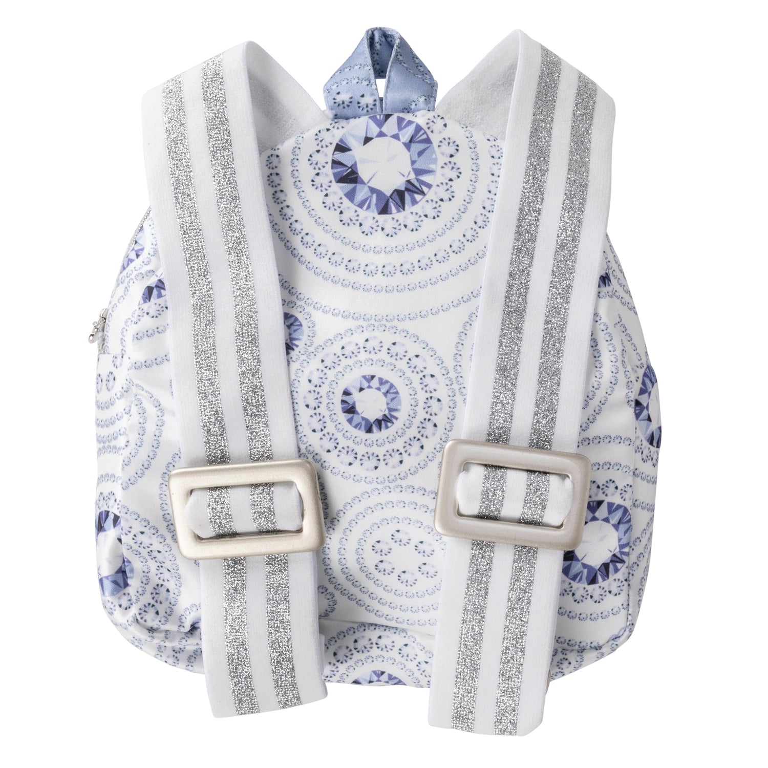 ADee PAIGE Iced Blue Diamond Print Rucksack