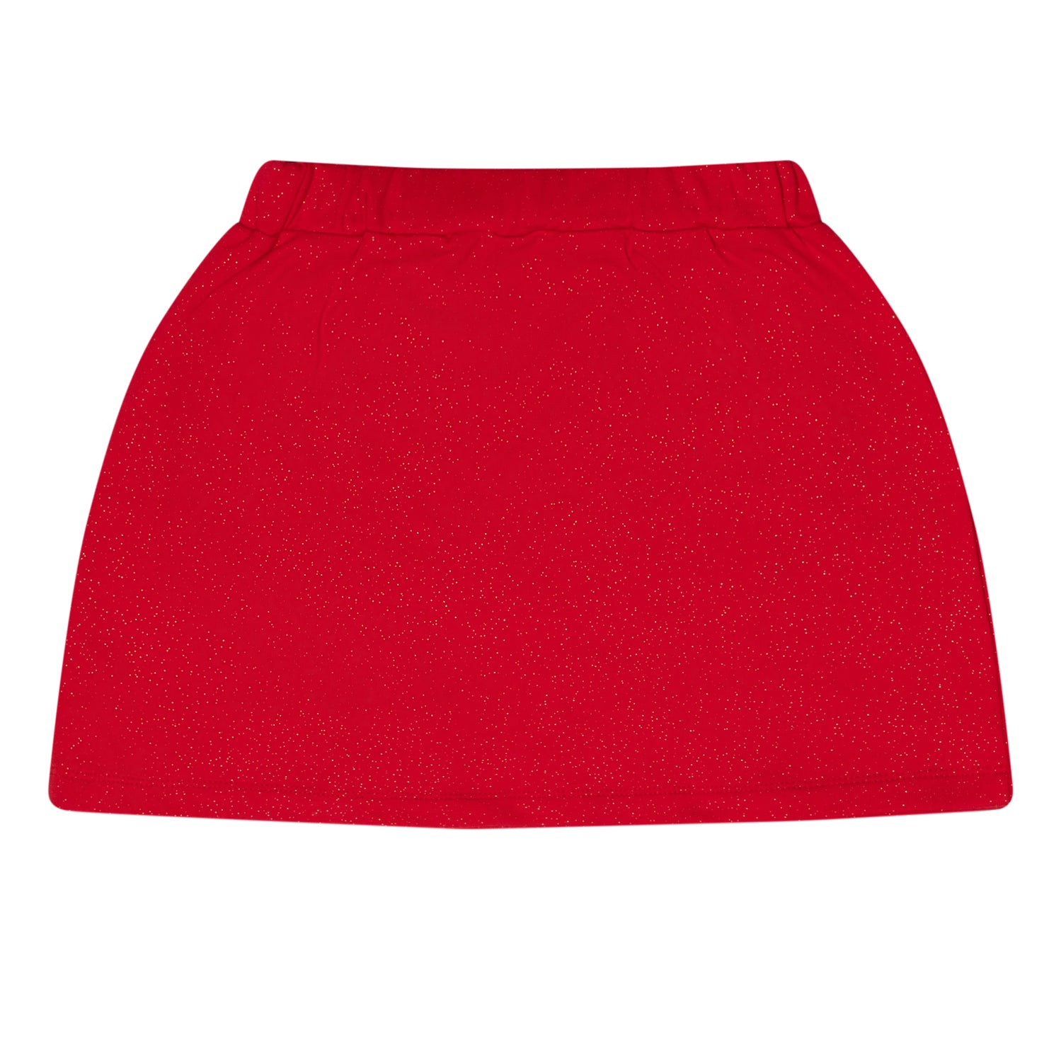 ADee REBECCA Red Glittery Sweat Skirt Set