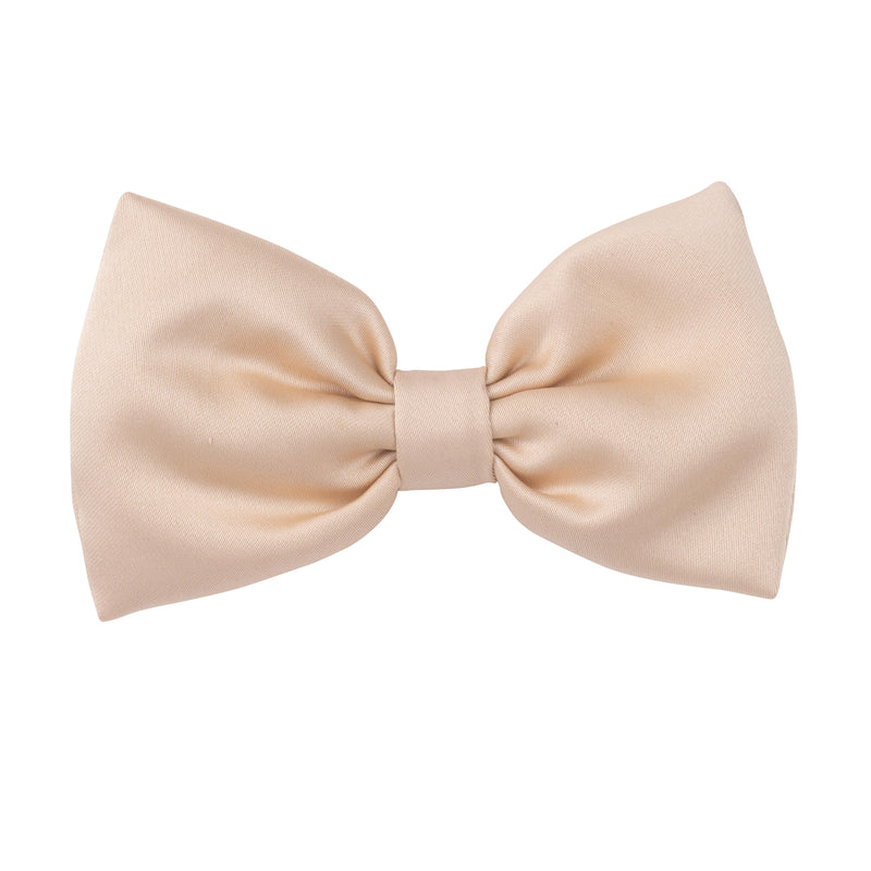AW24 ADee ROWAN Light Gold Satin Bow Hair Clip