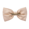AW24 ADee ROWAN Light Gold Satin Bow Hair Clip