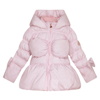 ADee RIHANON Baby Pink Bow Hooded Jacket