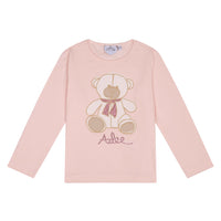 ADee SUZI & STEVIE Baby Pink Teddy Print Short Set