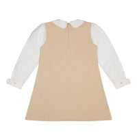 ADee SKYLER Beige Teddy Sleeve Dress