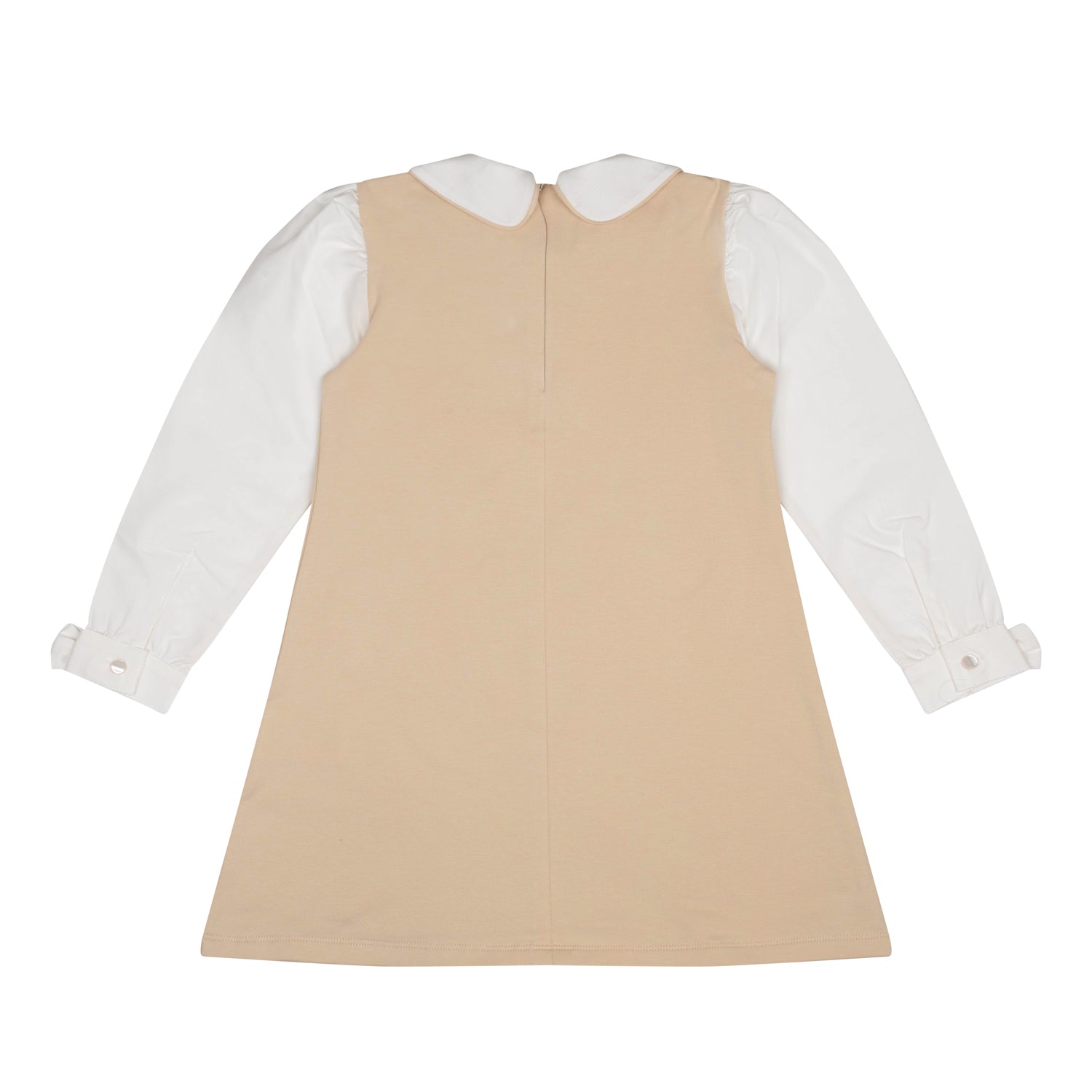 ADee SKYLER Beige Teddy Sleeve Dress