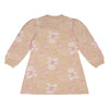 ADee SAGE Beige Teddy Print Sweat Dress