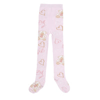 ADee SERENITY Baby Pink Teddy Print Tights