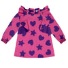 ADee TREASURE Hot Pink Hearts & Stars Print Frill Dress