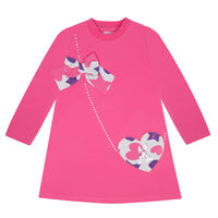 ADee TEGAN Hot Pink Logo Handbag Dress