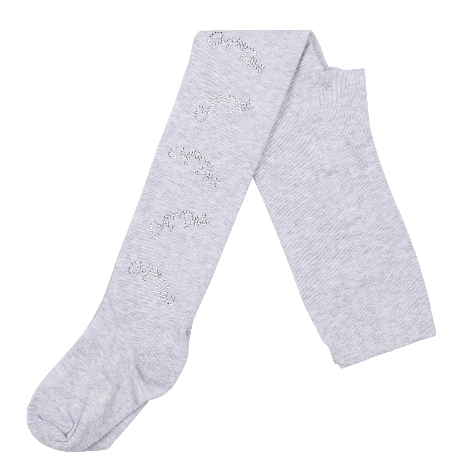 ADee TRUDY Light Grey Diamanté Tights