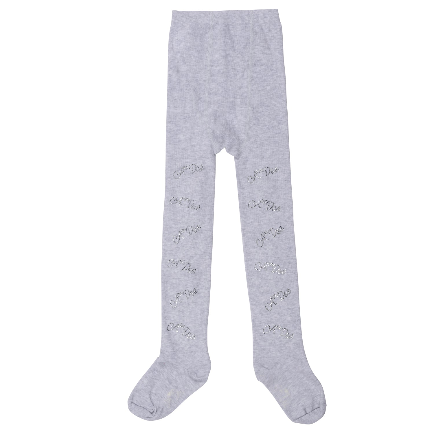 ADee TRUDY Light Grey Diamanté Tights