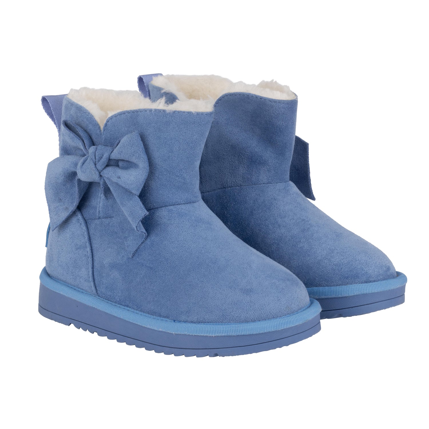 ADee BOWTIFUL Iced Blue Bow Boots