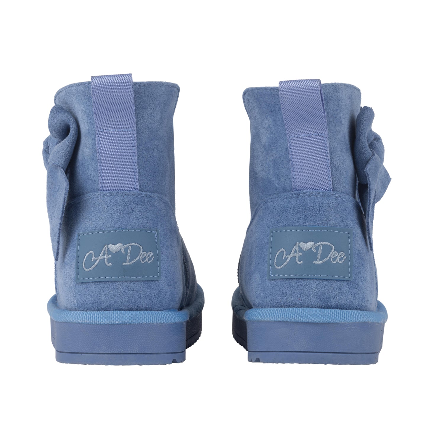 ADee BOWTIFUL Iced Blue Bow Boots