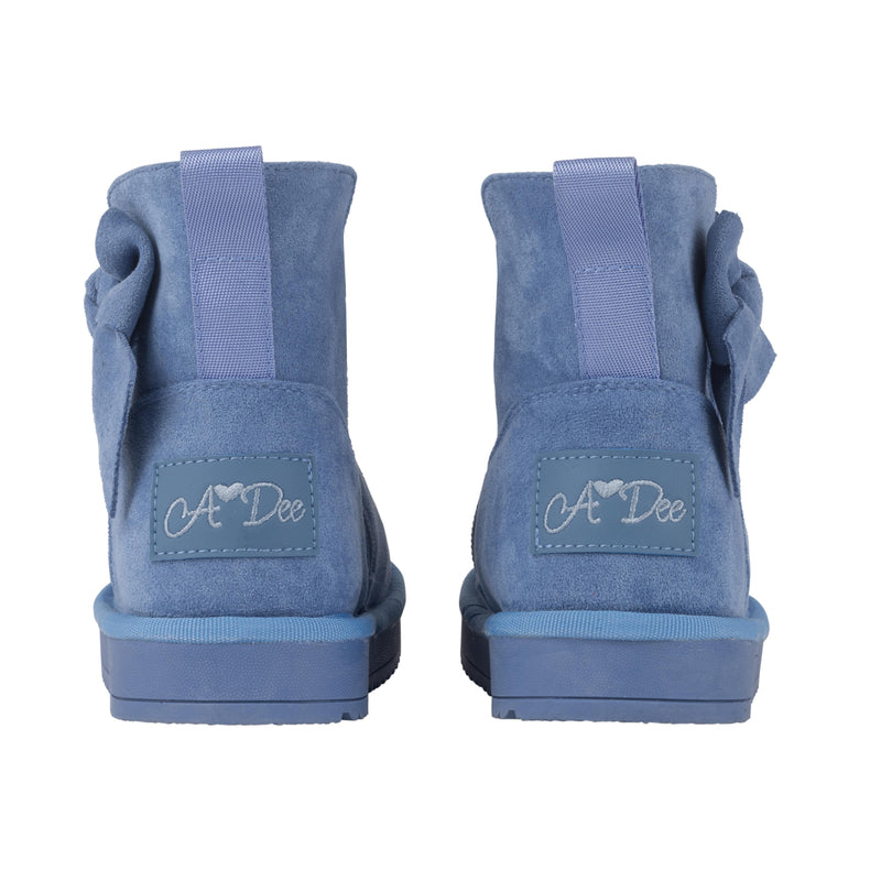 ADee BOWTIFUL Iced Blue Bow Boots